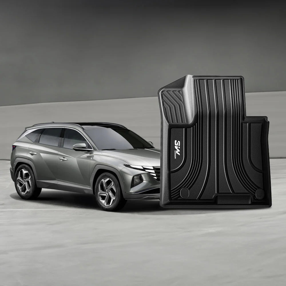 3W All Weather Car Mats For Hyundai Tucson NX4 2021-2024 LHD (Not Fit Hybrid)